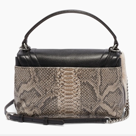 Aimee Kestenberg Last Night Top Handle Shearling Leather Crossbody Bag - Picture 2 of 14